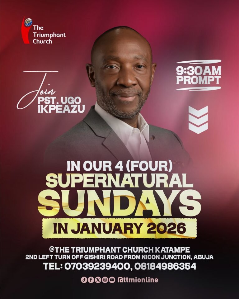 EXPERIENCE THE SUPERNATURAL THIS JANUARY